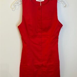 NWT Commense Vibrant Coral Red Dress. XS